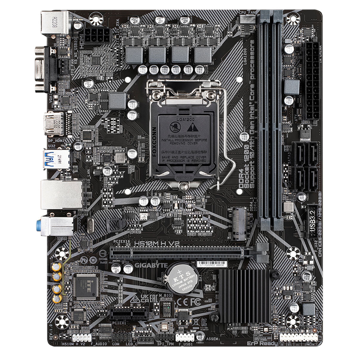 Scheda madre gigabyte h510m h v2 Intel Intel Intel H510 LGA1200 LGA 1200