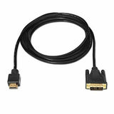 HDMI no DVI Conectando Cabo Nanocable 10.15.0502 1,8 m preto 1,8 m