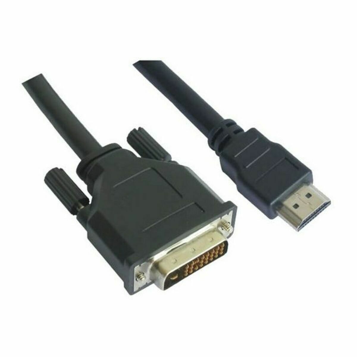 HDMI no DVI Conectando Cabo Nanocable 10.15.0502 1,8 m preto 1,8 m