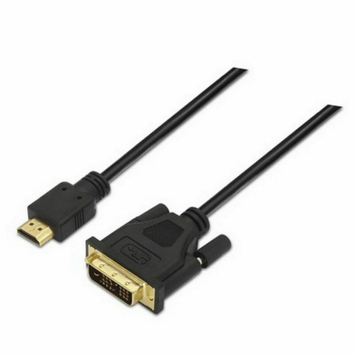 HDMI no DVI Conectando Cabo Nanocable 10.15.0502 1,8 m preto 1,8 m