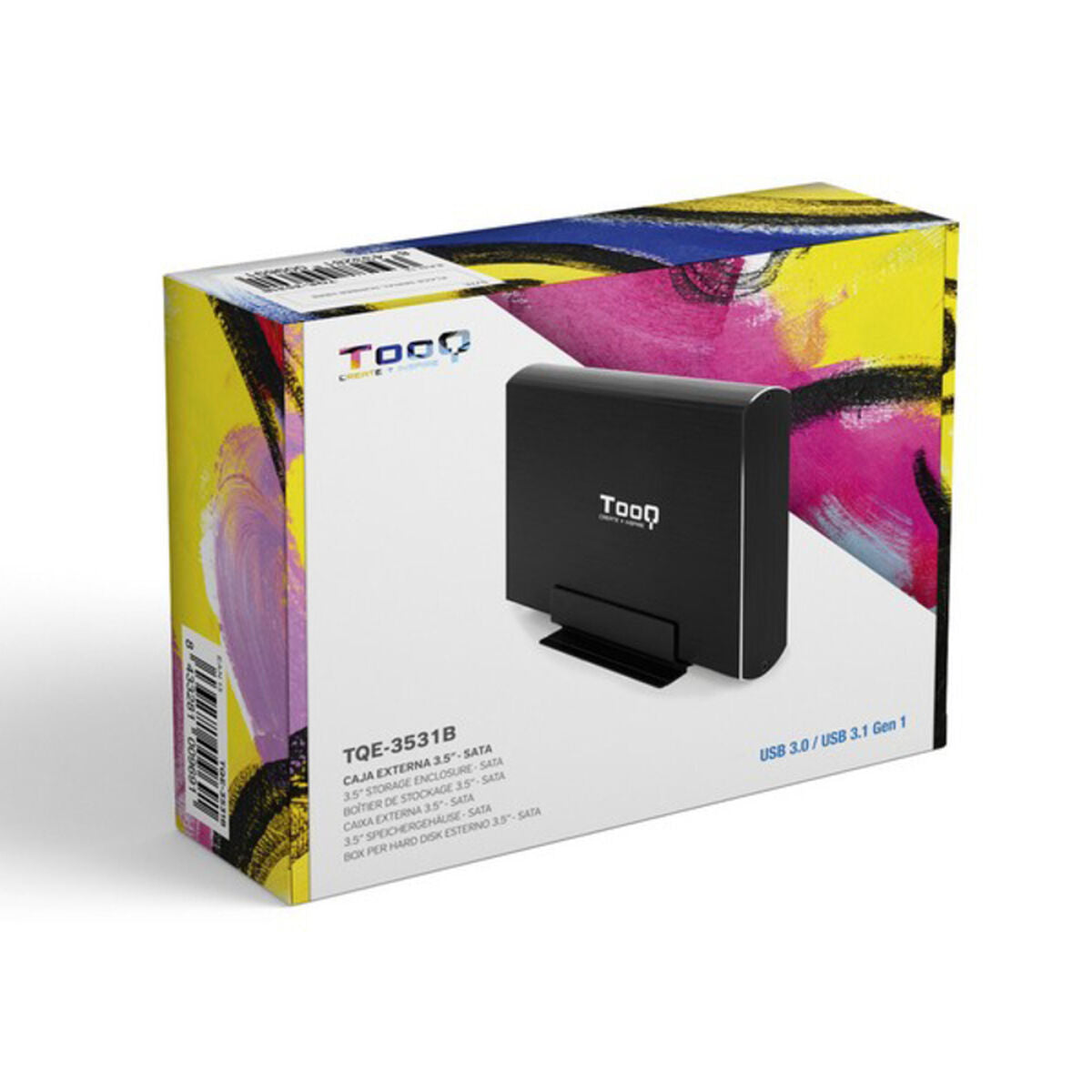 ハードディスクTOOQ TQE-3531B 3.5 "USB 3.0 Black 3.5"