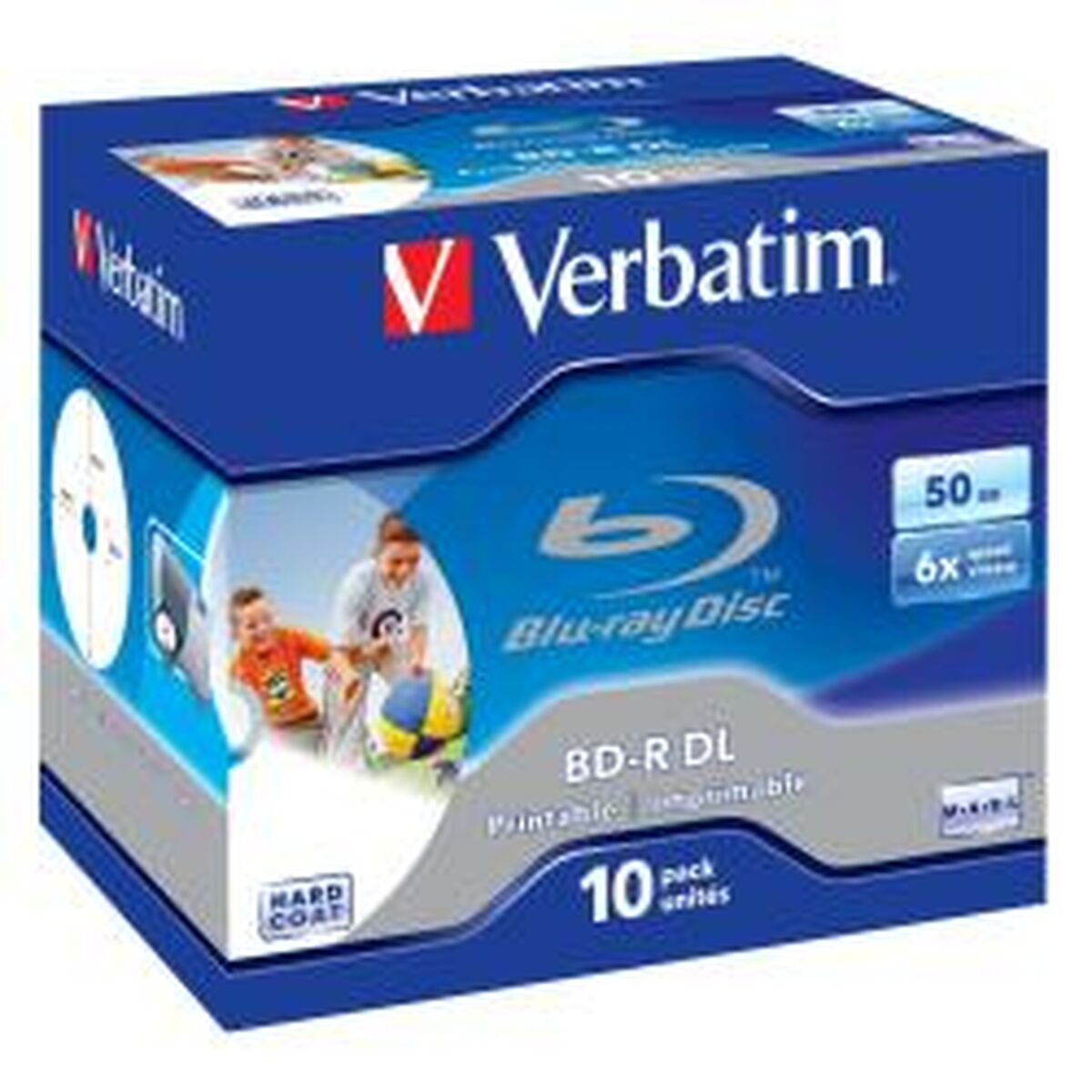 Blu-Ray BD-R Verbatim 43736 6x 50 GB 10 Stück
