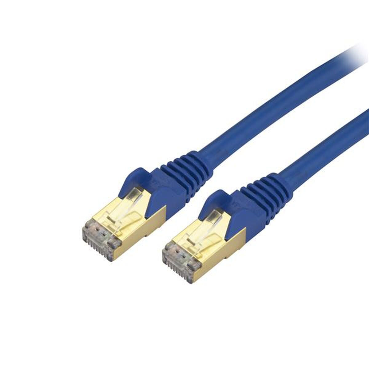 UTP starres Netzwerkkabel der Kategorie 6 Startech C6ASPAT10BL 3 m Schwarz Blau
