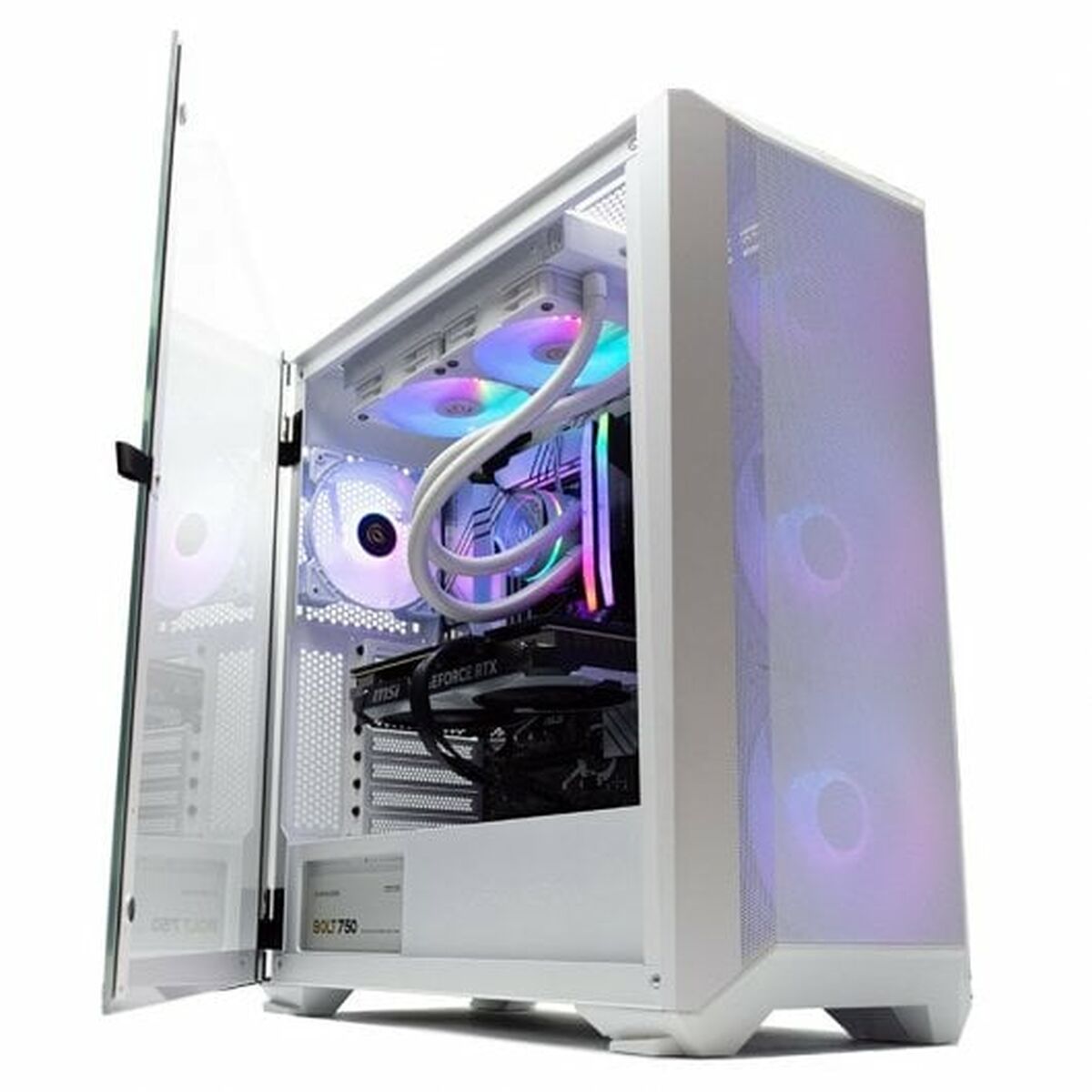 Desktop PC PcCom PCC-IMP3-13600KF-4070W-WHT Nvidia Geforce RTX 4070 i5-13600KF 32 GB RAM 1 TB SSD