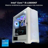 Desktop PC PcCom PCC-IMP3-13600KF-4070W-WHT Nvidia Geforce RTX 4070 i5-13600KF 32 GB RAM 1 TB SSD