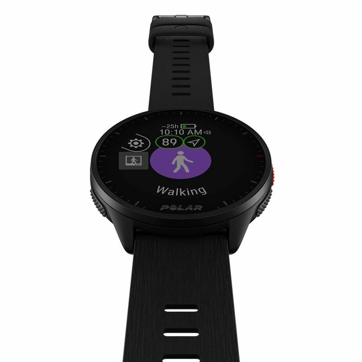 Smart Watch с шагомером Polar Black 1,2 "Ø 45 мм