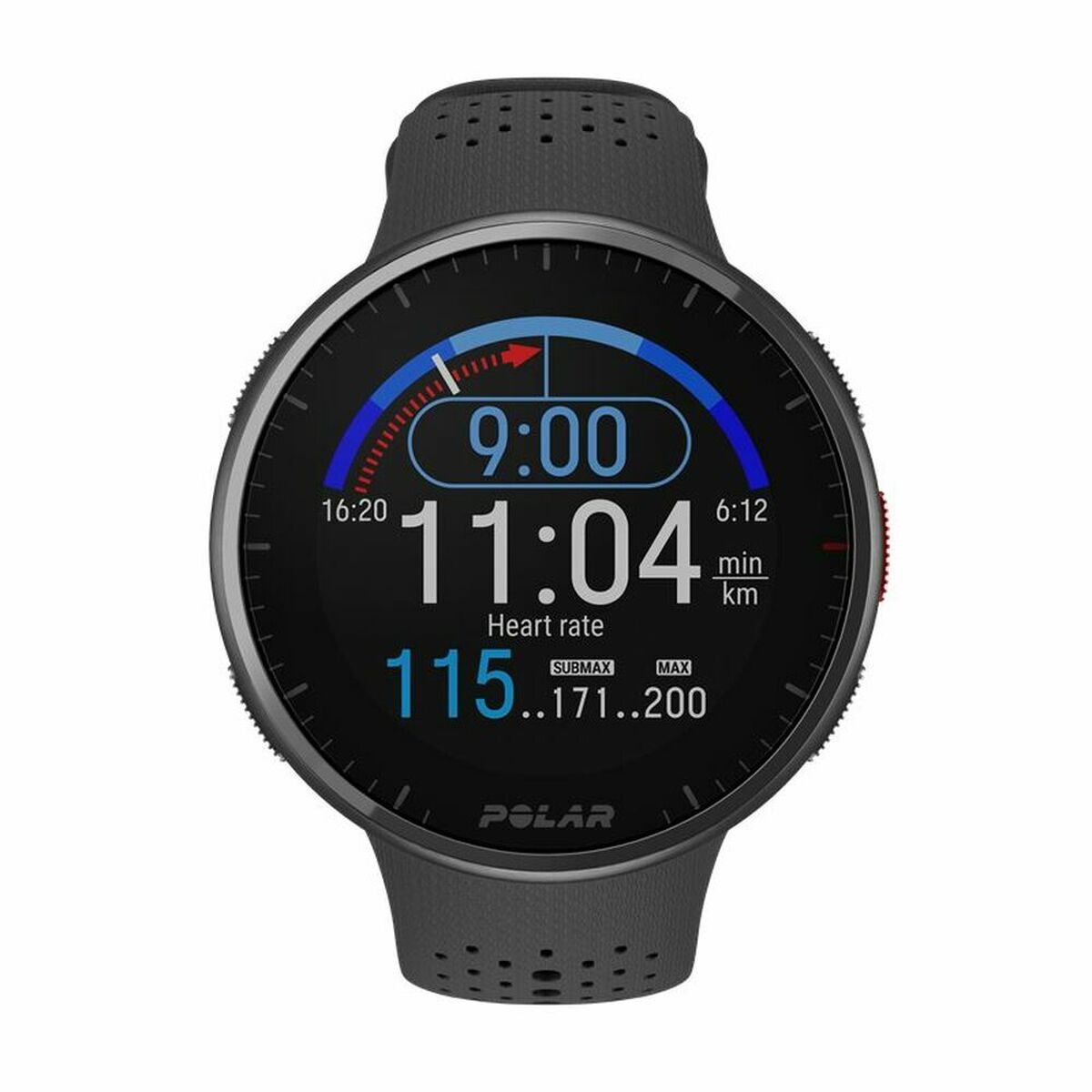 Smartwatch polare nero 1.2 "