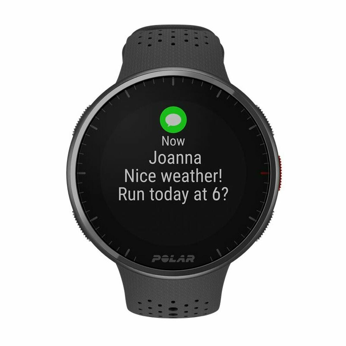 Smartwatch polare nero 1.2 "