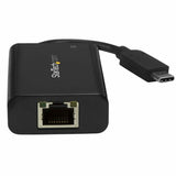 Netzadapter USB C Startech US1GC30PD Gigabit Ethernet Schwarz