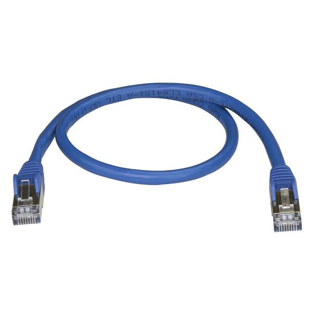 UTP starres Netzwerkkabel der Kategorie 6 Startech 6ASPAT50CMBL Blau 50 cm