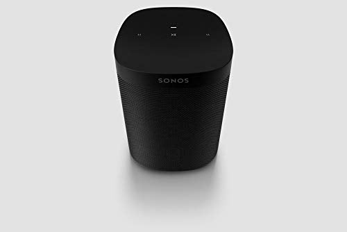Sonos One SL schwarz - All-In-One Smart Speaker (Kraftvoller WLAN Lautsprecher mit App Steuerung und AirPlay 2 – Multiroom Speaker für unbegrenztes Musikstreaming), ohne Sprachsteuerung - EDV-Guru (Guru e.U.)