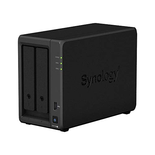 Synology DS720+ 8TB 2 Bay Desktop NAS System, installed with 2 x 4TB Seagate Ironwolf hard drives