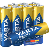 Batterien Varta Long Life Power AA (LR06) (8 Stücke)