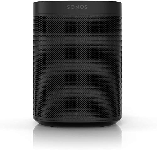 Sonos One SL schwarz - All-In-One Smart Speaker (Kraftvoller WLAN Lautsprecher mit App Steuerung und AirPlay 2 – Multiroom Speaker für unbegrenztes Musikstreaming), ohne Sprachsteuerung - EDV-Guru (Guru e.U.)