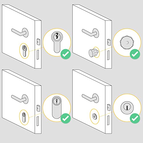Nuki Smart Lock 3.0, smartes Türschloss für schlüssellosen Zutritt ohne Umbau, nachrüstbares elektronisches Türschloss, AV-TEST-zertifiziert, weiß