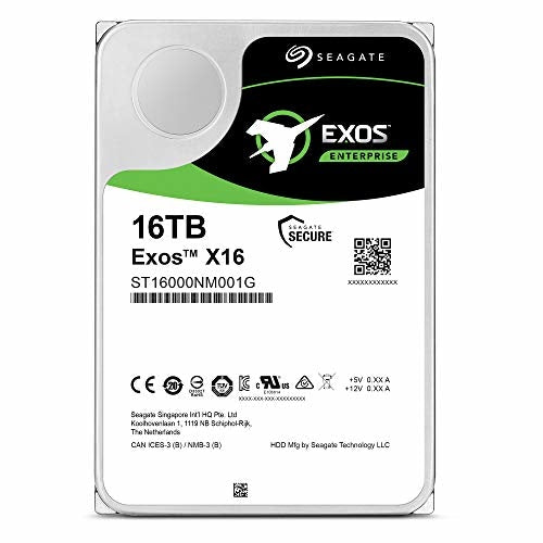 16TB Seagate ST16000NM001G Exos X16, 3.5" Enterprise HDD, SATA 3.0 (6GB/S), 7200RPM, 256MB Cache, 4.16ms, OEM - EDV-Guru (Guru e.U.)