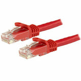 UTP starres Netzwerkkabel der Kategorie 6 Startech N6PATC150CMRD 1,5 m Rot
