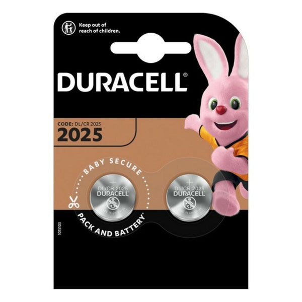 Lithium-Knopfzelle CR2025 DURACELL 3 V (2 uds)