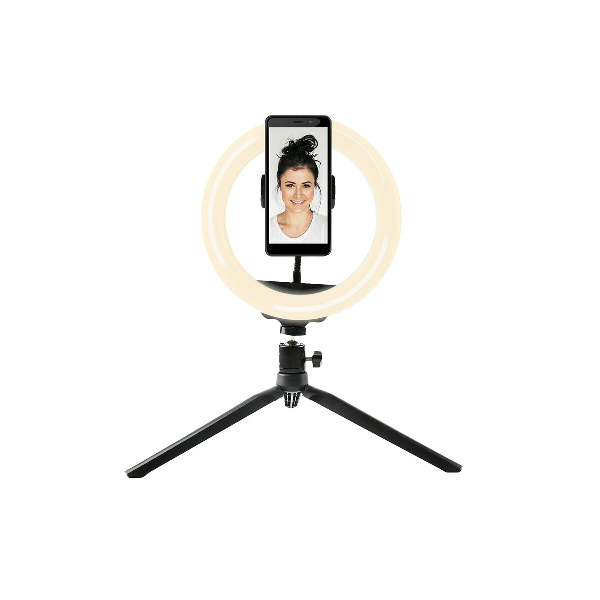 Selfie Lichtring mit Stativ und Fernbedienung Denver Electronics RLS-801