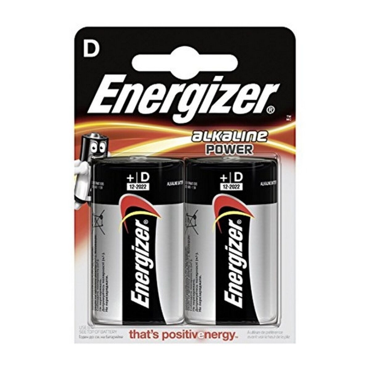 Batterien Energizer 638203 LR20 1,5 V 1.5 V (2 Stück)