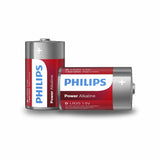 Alkali-Mangan-Batterie Philips Power LR20 1,5 V Art D (2 Stück)