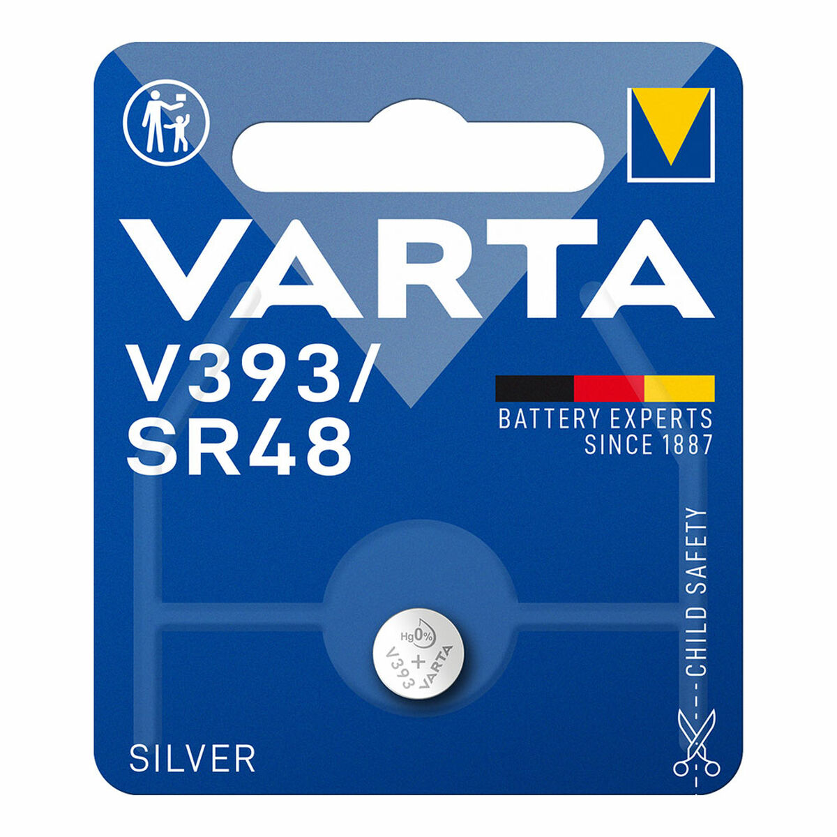 Knopfzelle Varta Silver Silberoxid 1,55 V SR48