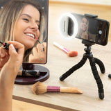 Lichtring für Selfies, wiederaufladbar Instahoop InnovaGoods
