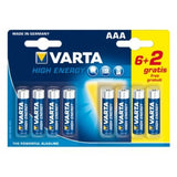 Batterie Varta LR6 AAA 1,5V High Energy (8 pcs)