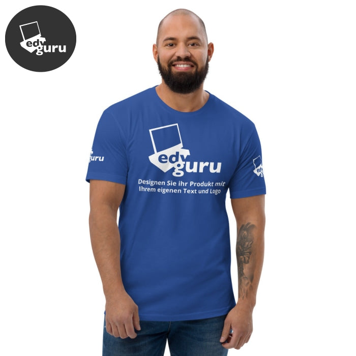 Kurzärmeliges T-Shirt Königsblau / Xs