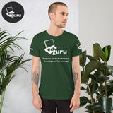 Kurzärmeliges Unisex-T-Shirt Wald / S
