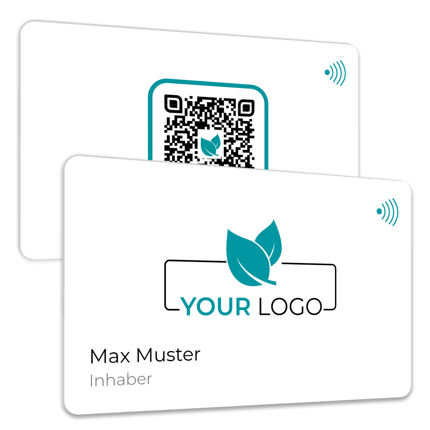 personalisierbare Smartcard - Digitale Visitenkarte - NFC - QR Code