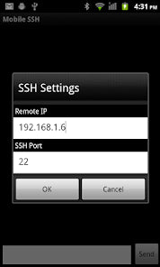 Mobile SSH (Secure Shell)